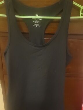 90 Degree By Reflex Black Racerback Tank Size Small